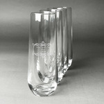 Mother's Day Champagne Flute - Stemless Engraved - Set of 4