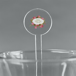 Mother's Day 5.5" Round Plastic Stir Sticks - Clear