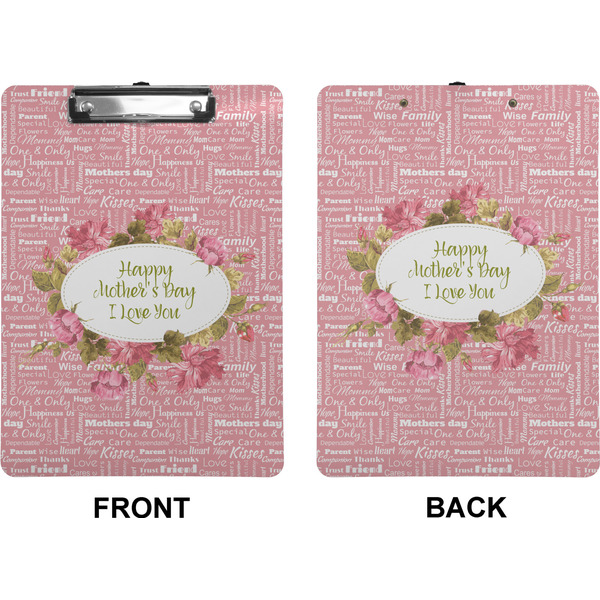 Mother's Day Clipboard (Letter) (Front + Back)