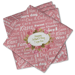 Mother's Day Cloth Cocktail Napkins - Set of 4