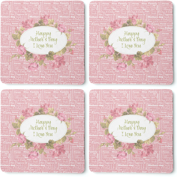 Mother's Day Coaster Rubber Back - Apvl