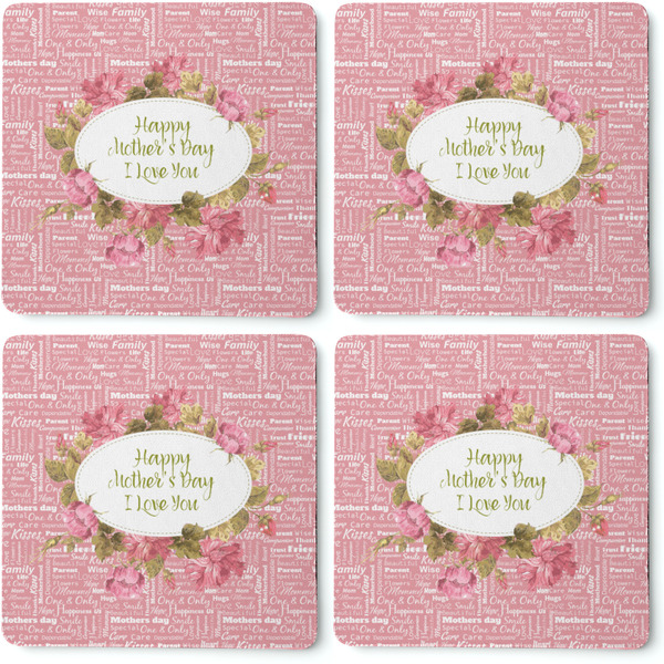 Mother's Day Coaster Rubber Back - Apvl