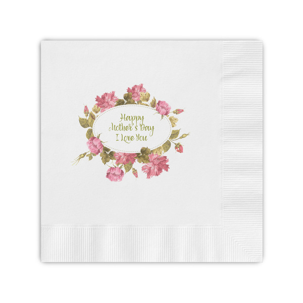Custom Mother's Day Coined Cocktail Napkins