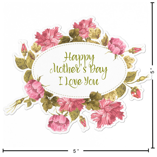 Mother's Day Custom Shape Iron On Patches - L - APPROVAL