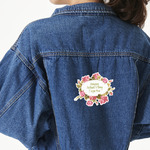 Mother's Day Twill Iron On Patch - Custom Shape - X-Large