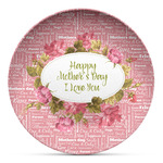 Mother's Day Microwave Safe Plastic Plate - Composite Polymer