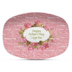 Mother's Day Plastic Platter - Microwave & Oven Safe Composite Polymer