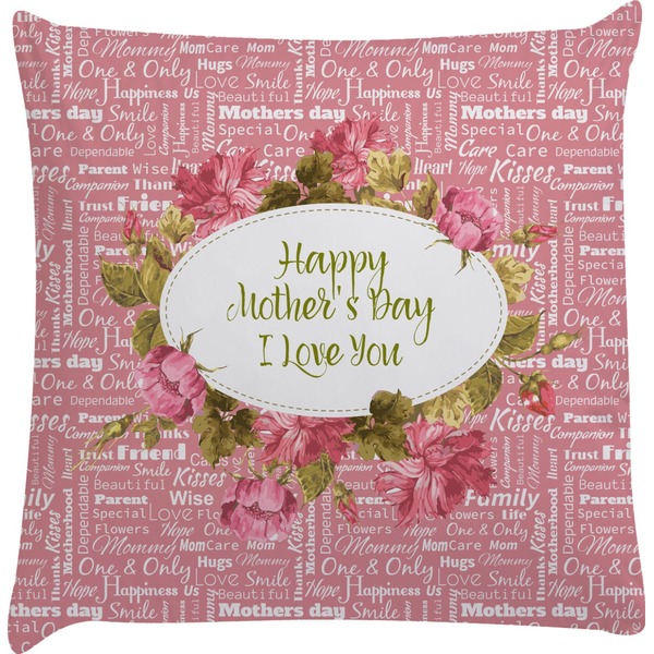 Custom Mother's Day Decorative Pillow Case