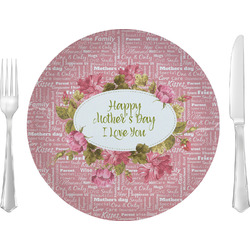 Mother's Day 10" Glass Lunch / Dinner Plates - Single or Set