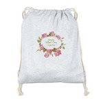 Mother's Day Drawstring Backpack - Sweatshirt Fleece - Double Sided