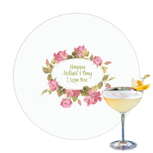 Custom Mother's Day Printed Drink Topper - 3.25"