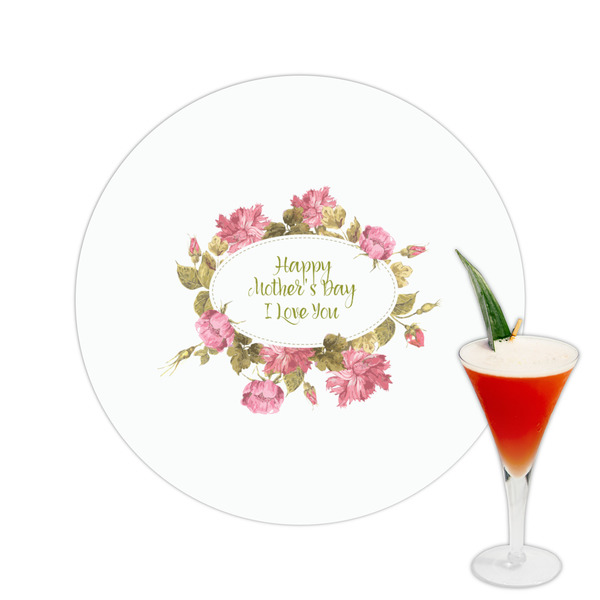 Custom Mother's Day Printed Drink Topper -  2.5"