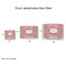 Mother's Day Drum Lampshades - Sizing Chart