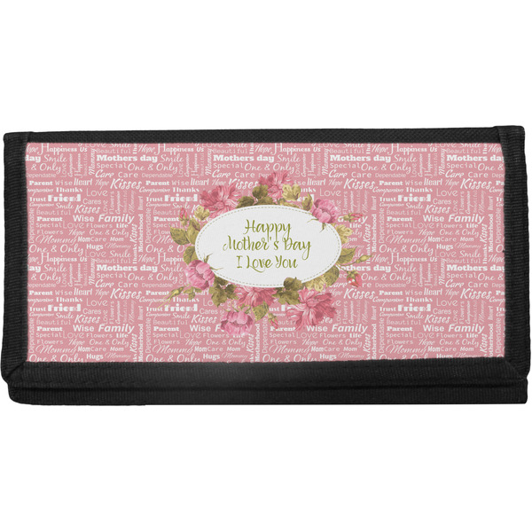 Custom Mother's Day Canvas Checkbook Cover