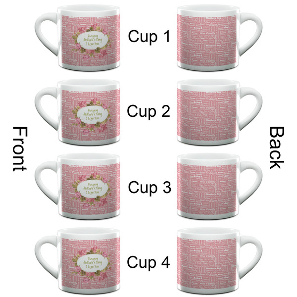 Mother's Day Espresso Cup - 6oz (Double Shot Set of 4) APPROVAL