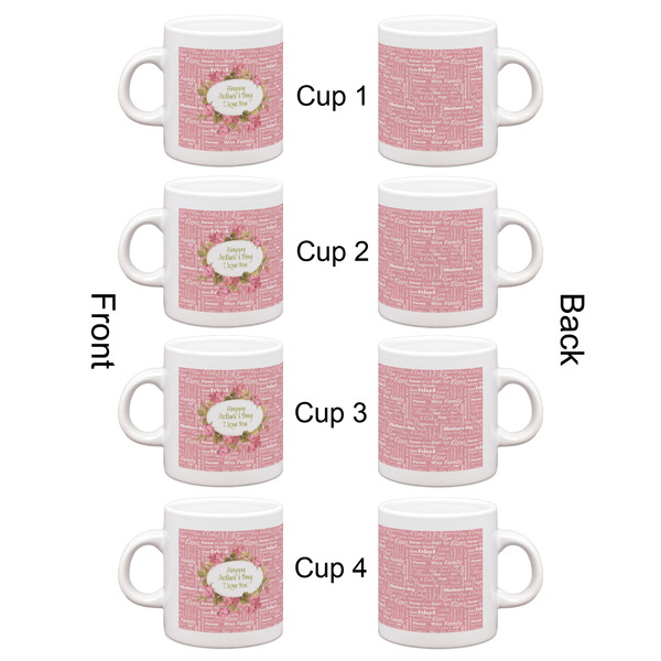 Mother's Day Espresso Cup Set of 4 - Apvl