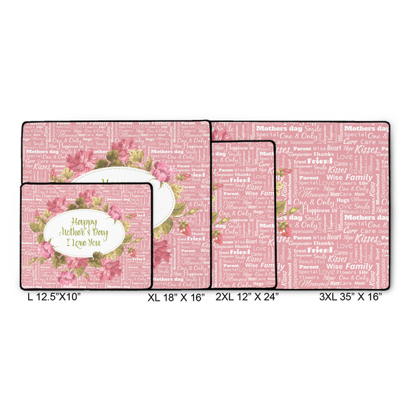 Mother's Day Gaming Mats - SIZE CHART