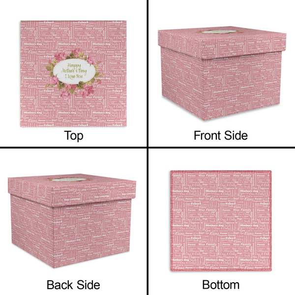 Mother's Day Gift Boxes with Lid - Canvas Wrapped - Large - Approval