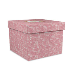 Mother's Day Gift Box with Lid - Canvas Wrapped - Large