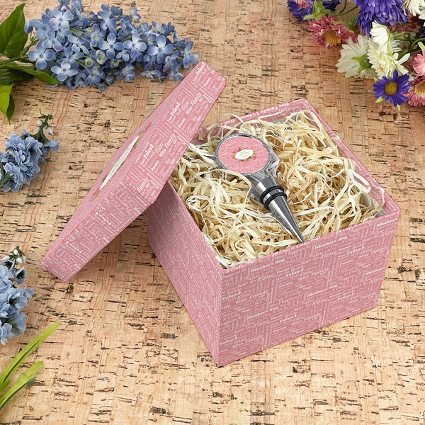 Mother's Day Gift Boxes with Lid - Canvas Wrapped - Medium - In Context