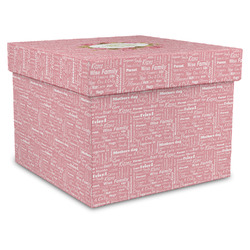 Mother's Day Gift Box with Lid - Canvas Wrapped - X-Large