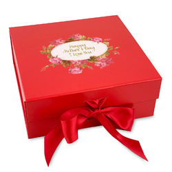 Mother's Day Gift Box with Magnetic Lid - Red