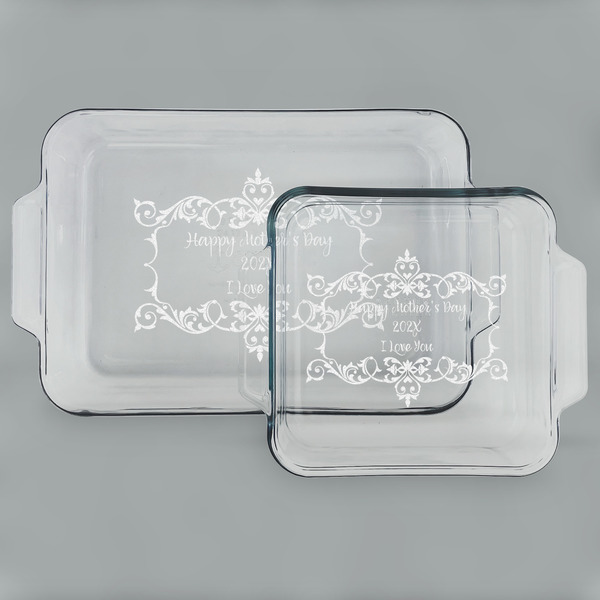 Mother's Day Glass Baking Dish Set - MAIN (set)