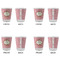 Mother's Day Glass Shot Glass - Standard - Set of 4 - APPROVAL