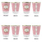 Mother's Day Glass Shot Glass - with gold rim - Set of 4 - APPROVAL