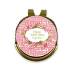 Mother's Day Golf Ball Marker - Hat Clip - Gold