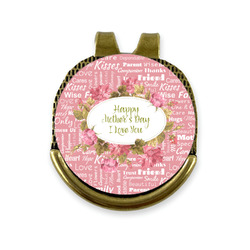 Mother's Day Golf Ball Marker - Hat Clip - Gold