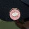Mother's Day Golf Ball Marker Hat Clip - Gold - On Hat