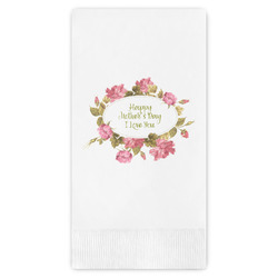 Mother's Day Guest Napkins - Full Color - Embossed Edge