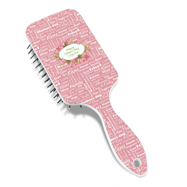 Mother's Day Hair Brush - Angle View