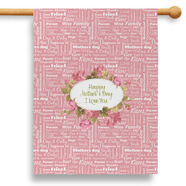 Custom Mother's Day 28" House Flag - Single Sided