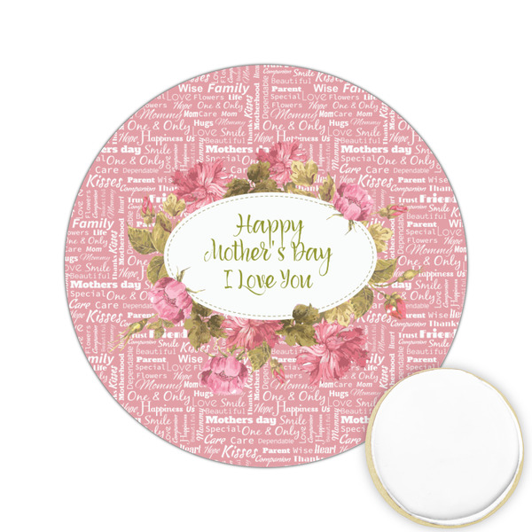 Custom Mother's Day Printed Cookie Topper - 2.15"