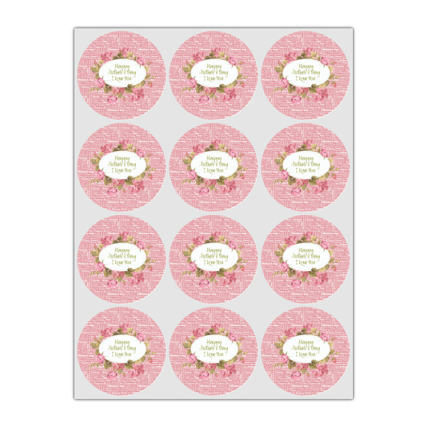 Mother's Day Icing Circle - Small - Set of 12