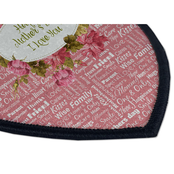 Mother's Day Iron on Shield 3 Detail