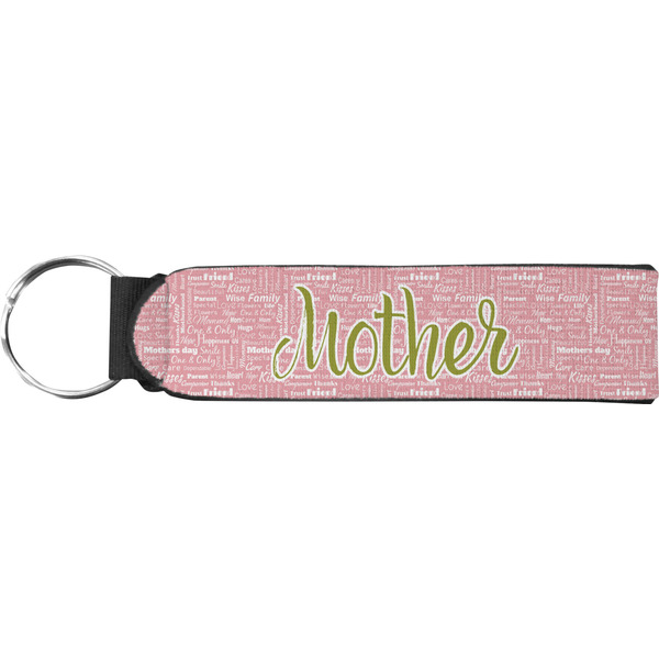 Custom Mother's Day Neoprene Keychain Fob