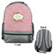 Mother's Day Large Backpack - Gray - Front & Back View