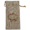 Mother's Day Large Burlap Gift Bag - Front