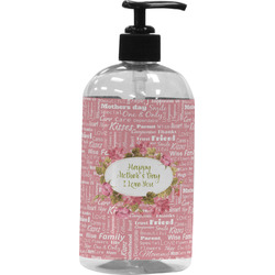 Mother's Day Plastic Soap / Lotion Dispenser (16 oz - Large - Black)