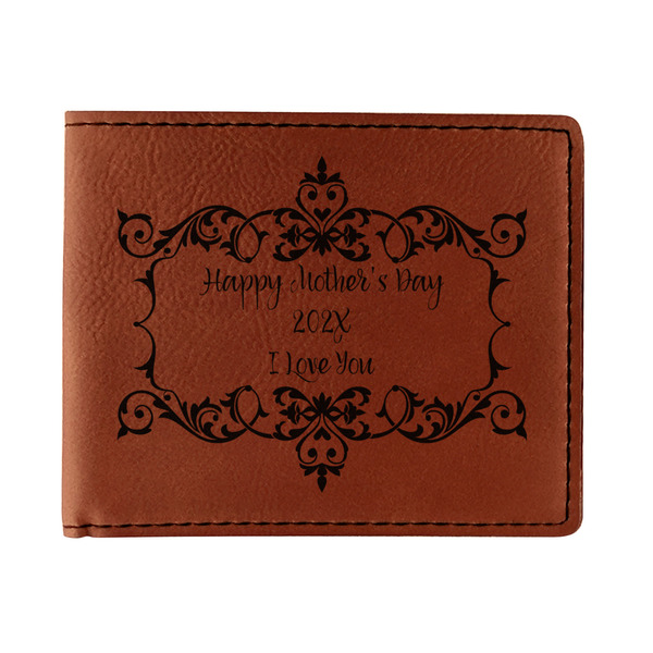 Custom Mother's Day Leatherette Bifold Wallet