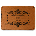 Mother's Day Faux Leather Iron On Patch - Rectangle