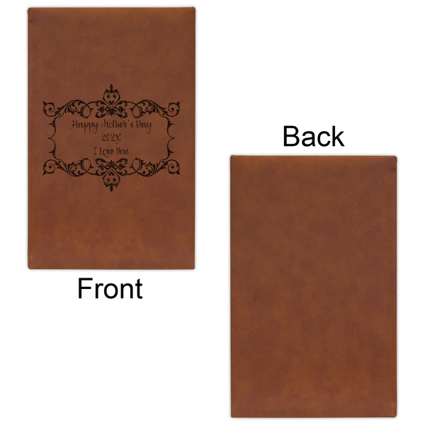 Mother's Day Leatherette Sketchbooks - Small - Single Sided - Front & Back View