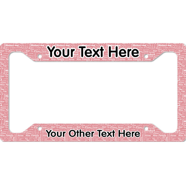 Custom Mother's Day License Plate Frame - Style A