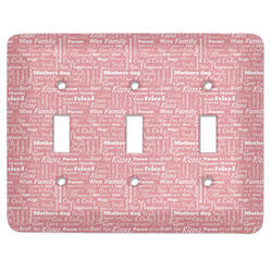 Mother's Day Light Switch Cover (3 Toggle Plate)