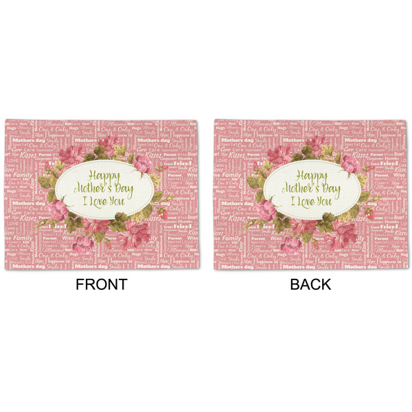Mother's Day Linen Placemat - APPROVAL (double sided)