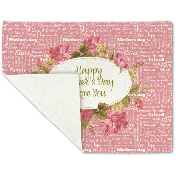 Mother's Day Linen Placemat - Folded Corner (single side)
