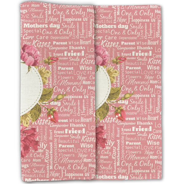 Mother's Day Linen Placemat - Folded Half (double sided)